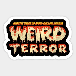 Weird Terror Vintage 50s Magazine Sticker